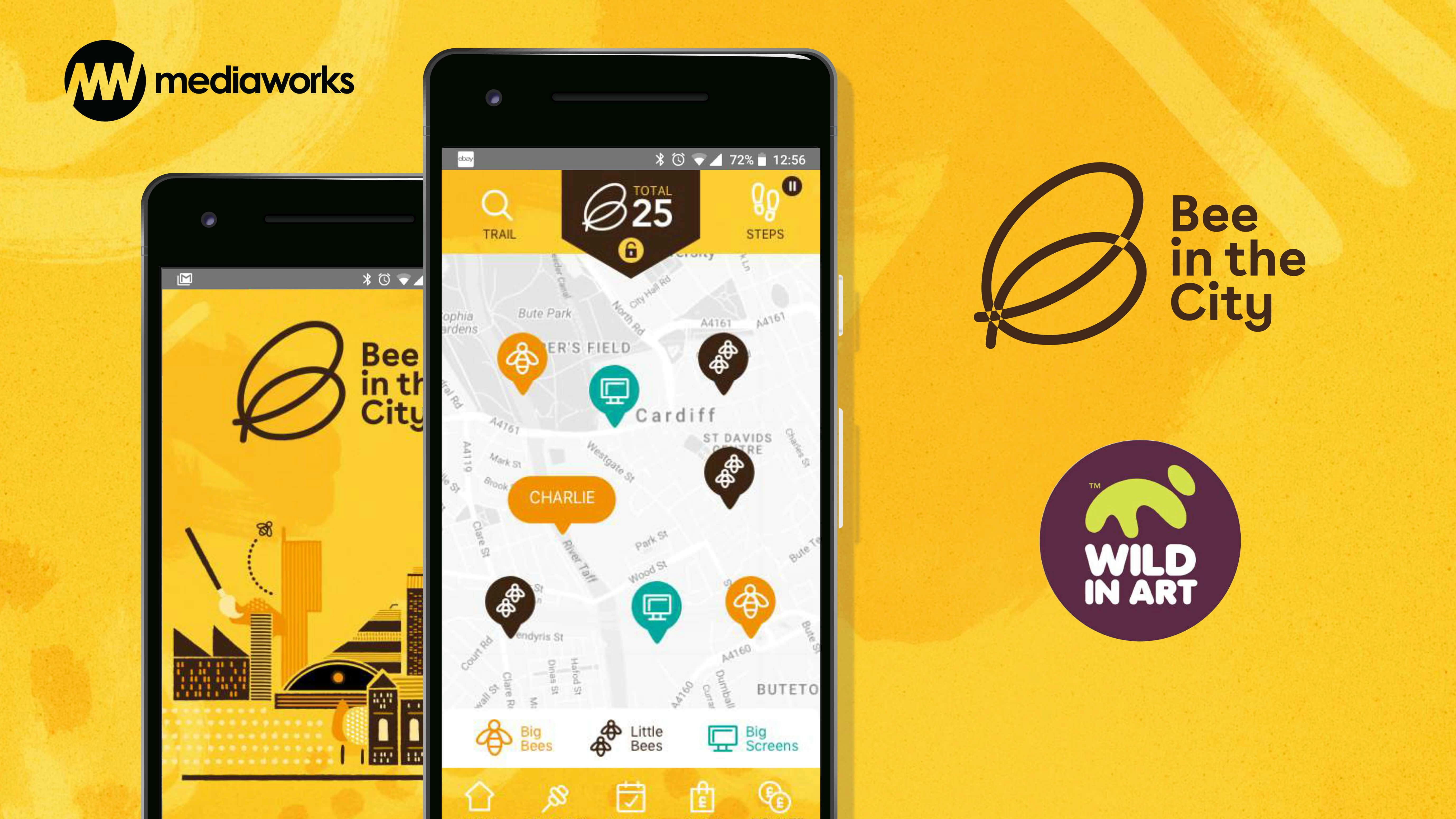 Bee In The City app screen