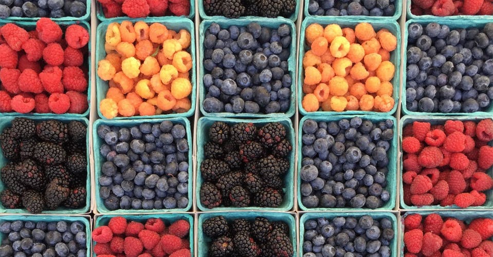 A selection of berries