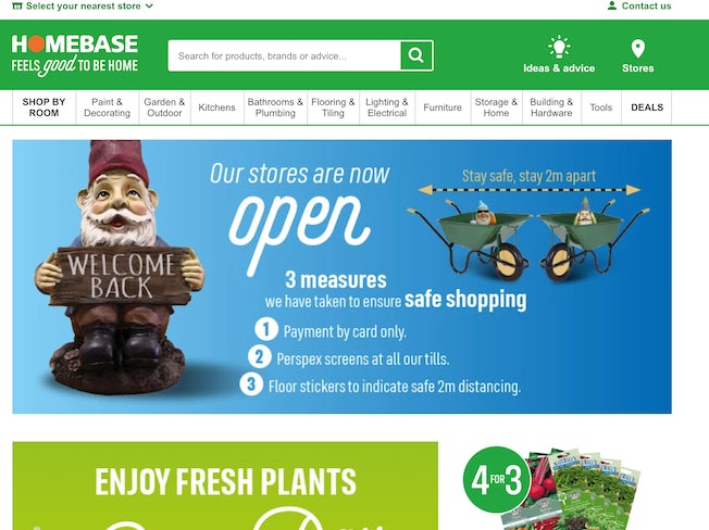 Homebase homepage